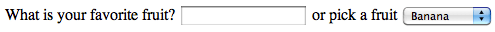 Mac OS の Safari で datalist 要素を代替させた画面