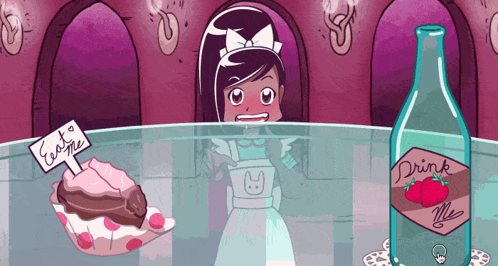 Playing the growing and shrinking game with Alice.